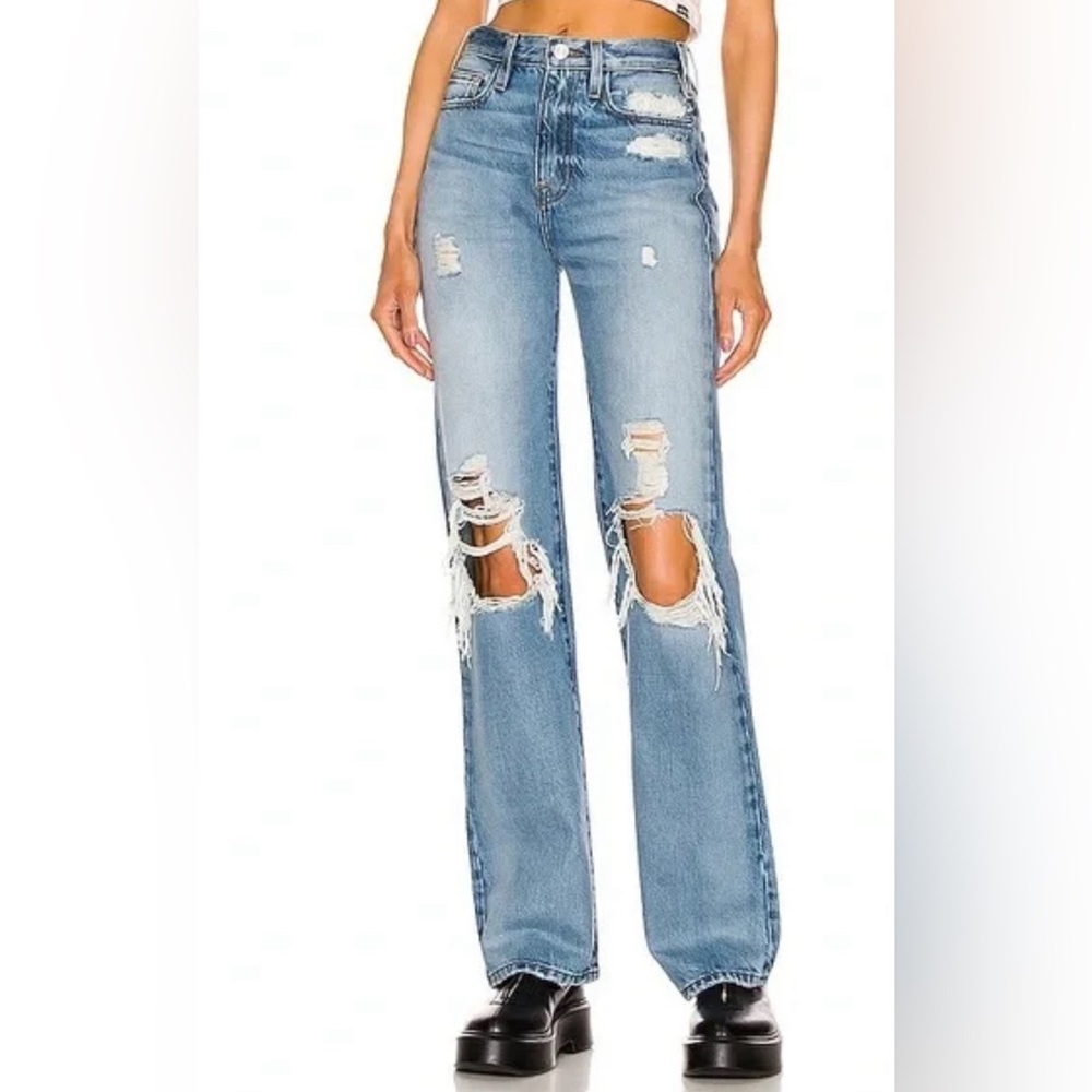 Frame Le Jane Distressed Jeans in Size 31  - New With Tags - high rise/straight